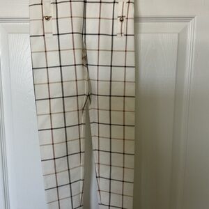 Janie and Jack Chic Checkered Trousers NWOT size 6